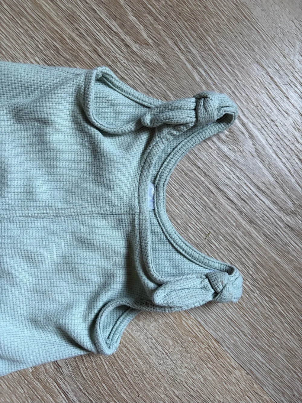 Carter's Sage Green Knit Tank Romper
